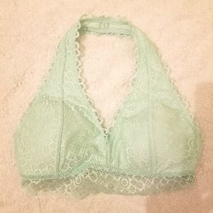 Hollister Gilly Hicks Lace Halter Bralette